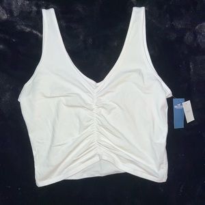 Hollister cinch cropped tank
